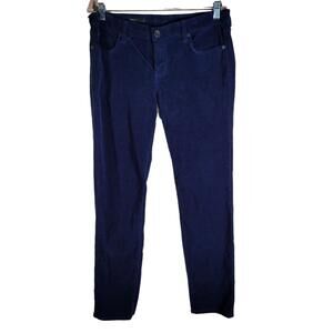 Kut From the Kloth DIANA Skinny Blue Stretch Soft Corduroy Jeans Women  Sz 12P